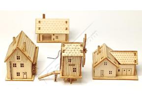 Four Building Countryside Kit