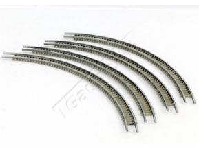 Fine Scale Curved Track 70mm Grey
